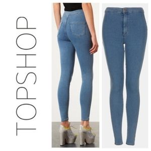 Topshop high rise moto joni Jeans